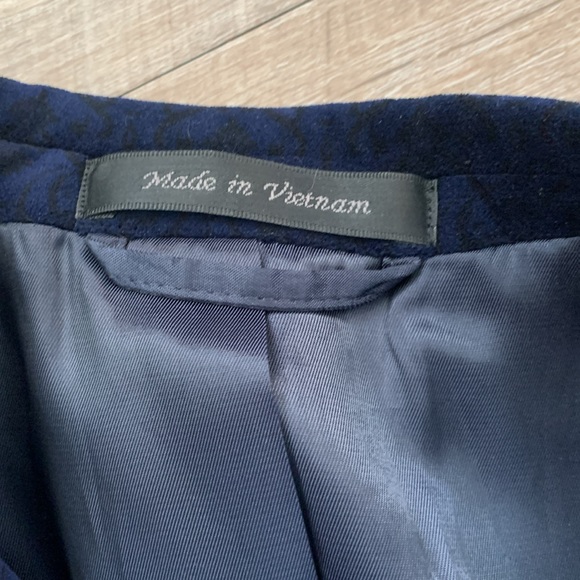 Lauren Ralph Lauren Blue Velvet Blazer - Picture 15 of 15